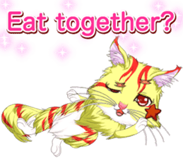 Lovely Cat Valentine English sticker #14636145