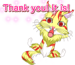 Lovely Cat Valentine English sticker #14636149