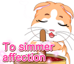 Lovely Cat Valentine English sticker #14636151