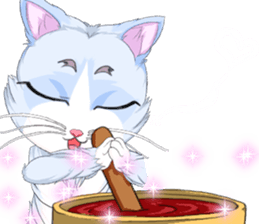 Lovely Cat Valentine English sticker #14636152