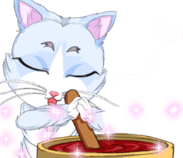 Lovely Cat Valentine English sticker #14636152