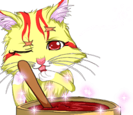 Lovely Cat Valentine English sticker #14636153