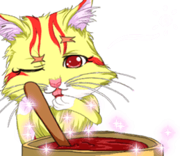 Lovely Cat Valentine English sticker #14636153