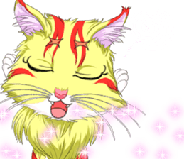 Lovely Cat Valentine English sticker #14636157