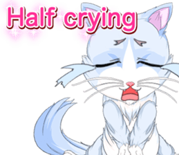 Lovely Cat Valentine English sticker #14636160