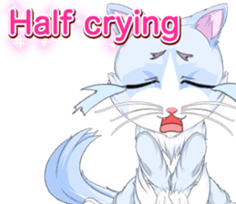 Lovely Cat Valentine English sticker #14636160