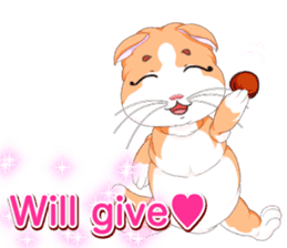 Lovely Cat Valentine English sticker #14636163