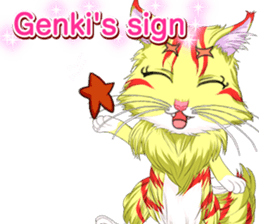 Lovely Cat Valentine English sticker #14636165