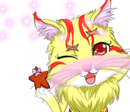 Lovely Cat Valentine English sticker #14636173