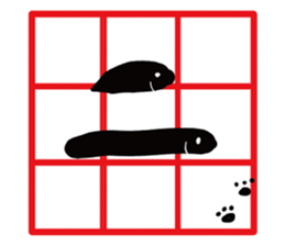 Cat Calligrapher 2 - write mahjong sticker #14636639