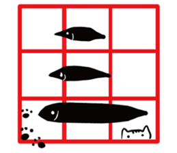 Cat Calligrapher 2 - write mahjong sticker #14636640