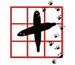 Cat Calligrapher 2 - write mahjong sticker #14636647