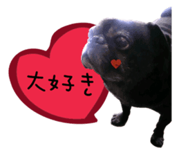 7 pugs and ete sticker #14637361