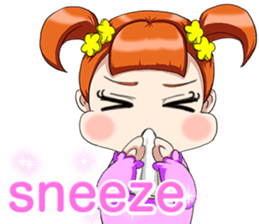 Lovely Roguish Baby English sticker #14637680