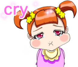 Lovely Roguish Baby English sticker #14637688