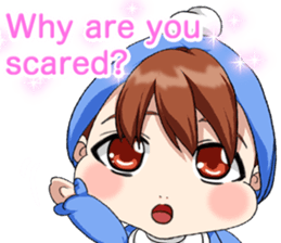 Lovely Roguish Baby English sticker #14637704