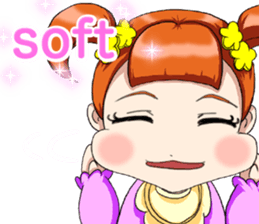 Lovely Roguish Baby English sticker #14637705