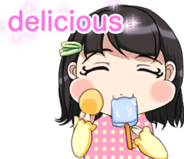 Lovely Roguish Baby English sticker #14637707