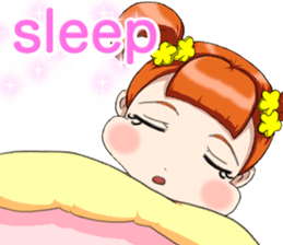 Lovely Roguish Baby English sticker #14637709