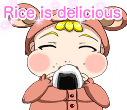 Lovely Roguish Baby English sticker #14637718