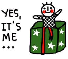 Dotty Dot in December (Happy New Year) sticker #14637949