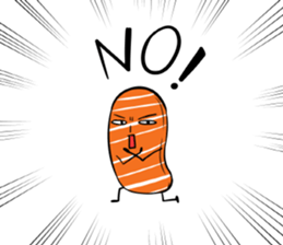 Salmon mon mon sticker #14638434