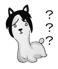 human alpaca sticker #14638438