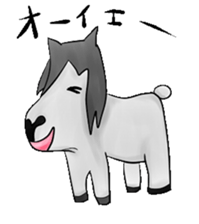 human alpaca sticker #14638439