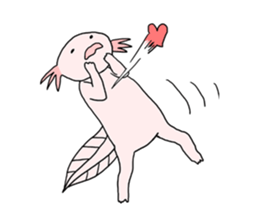 Axolotls (easy to use?) 2 sticker #14639034