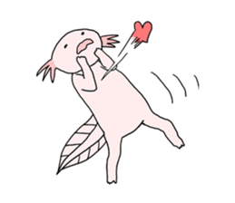 Axolotls (easy to use?) 2 sticker #14639034