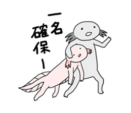 Axolotls (easy to use?) 2 sticker #14639039