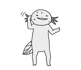 Axolotls (easy to use?) 2 sticker #14639041