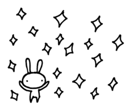 Deadpan Rabbit 2 sticker #14639271