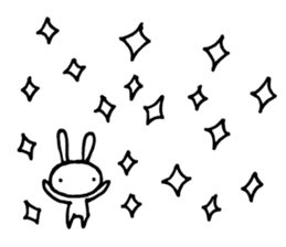 Deadpan Rabbit 2 sticker #14639271