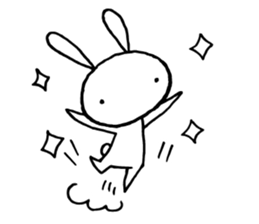 Deadpan Rabbit 2 sticker #14639272