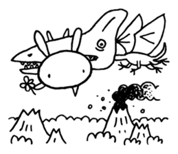 Deadpan Rabbit 2 sticker #14639300