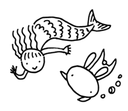 Deadpan Rabbit 2 sticker #14639301