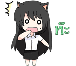 Miki anime girl sticker #14639705