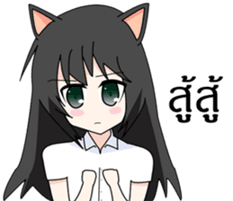 Miki anime girl sticker #14639708