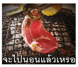 BBQ good night sticker #14639859