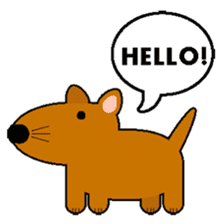 TAMLAY The Brown Dog sticker #14640086