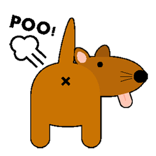 TAMLAY The Brown Dog sticker #14640089