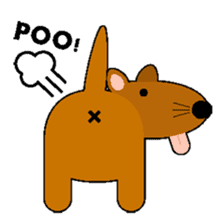 TAMLAY The Brown Dog sticker #14640089