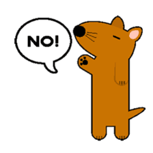 TAMLAY The Brown Dog sticker #14640094
