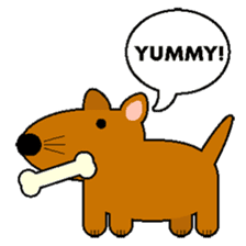 TAMLAY The Brown Dog sticker #14640096