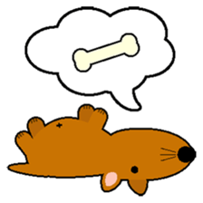 TAMLAY The Brown Dog sticker #14640098