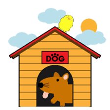 TAMLAY The Brown Dog sticker #14640101