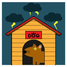 TAMLAY The Brown Dog sticker #14640102