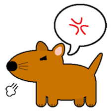 TAMLAY The Brown Dog sticker #14640103