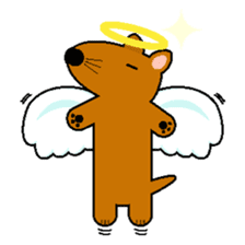 TAMLAY The Brown Dog sticker #14640104